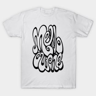 Melbourne writing - white and black T-Shirt